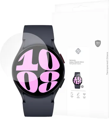 Image de Cazy Verre Trempé Compatible avec Samsung Galaxy Watch6/7 44mm - Protecteur D'écran Transparant - 2 Pièces