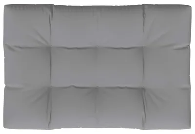 Obrázok produktu pre vidaXL Paletový vankúš 120x80x12 cm Sivá látka