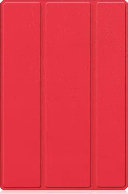 Produktbild von Mobigear Dreifach-Faltetui aus Gel für Samsung Galaxy Tab A8 10.5 (2021) – Hülle aus TPU, Kunstleder, Klapphülle – Rot