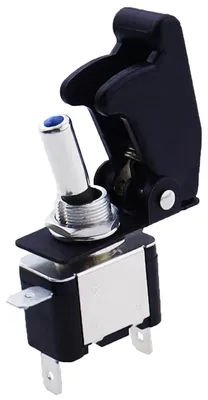 Produktbild von ProRide Kippschalter 12V/20A ON/OFF mit blauer LED und Schutzkappe