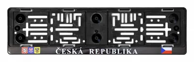 Obrázek produktu pro Compass 91534 - Podložka pod SPZ s nápisem ČR a erby