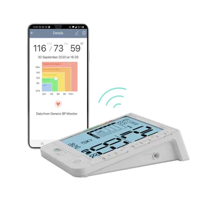 Zdjęcie produktu dla TrueLife Pulse BT – Cyfrowy ciśnieniomierz z funkcją Bluetooth, z możliwością zapisania do 480 pomiarów na  integracją z aplikacją mobilną