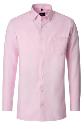 Produktbild von VENTI Herren Businesshemd Langarm Button-Down Comfort-Fit Rosa 50