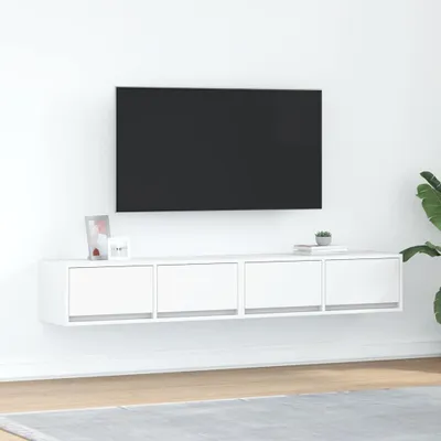 Obrázek produktu pro vidaXL TV skříňky 2 ks. Bílá 80x31x25,5 cm Materiál na bázi dřeva