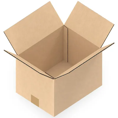 Produktbild von KK Verpackungen 500 Stück Versandkartons 280 x 220 x 200 mm Kartons 1-wellig, Faltkartons