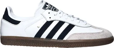 Produktbild von adidas Samba OG Herren Halbschuhe Weiß 45 1/3 Naturleder Freizeit- und Fußballschuh Ganzjährig B75681