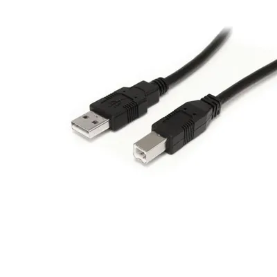 Produktbild von StarTech.com Aktives USB 2.0 A auf B Kabel 9,15 m Schwarz