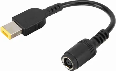 Image de Adaptateur d'alimentation pour ordinateur portable Lenovo Port rond vers port carré X240 X1 G405 Conversion Line