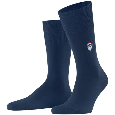 Image de Chaussettes FALKE Airport Santa Claus pour hommes, couleur bleu royal, taille 39-40