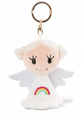 Produktbild von Engel-Sleutelhänger mit Regenbogen, 9 cm, Gelücksengel, Lanyard-Sleutelhänger