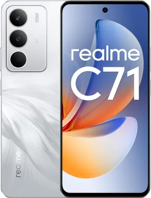 Realme C71 White Swan - Mobiltelefon - 256 GB