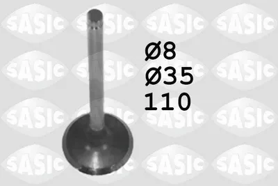 Produktbild von SASIC 4000911 Einlassventil für RENAULT CLIO II (BB0/1/2, CB0/1/2) Ø35mm-Teller Ø8mm-Schaft