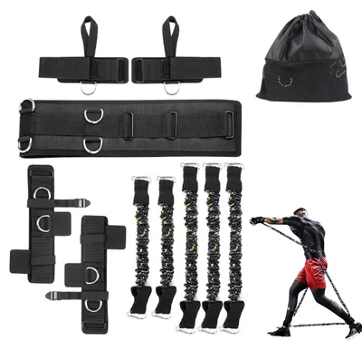 Image de Ensemble de bandes de résistance pour le fitness et l'entraînement à domicile