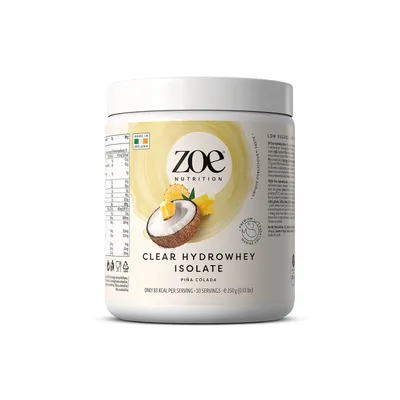 Immagine prodotto di zoe Clear Hydrowhey, 250 g - Pina Colada