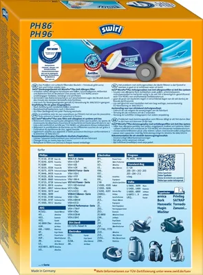 Produktbild von Staubsaugerbeutel PH 86 / PH 96 mit MicroporPlus-Filter VE=3x4 Stück