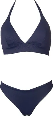 Produktbild von RAGNO gepolsterter Triangel-Damenbikini mit verstellbaren Schnürsenkeln und Bade- oder Badehose, Artikel DG46F2+DG46BA, 3 - TERZA, Poliammide 89%,Elasthan 11%