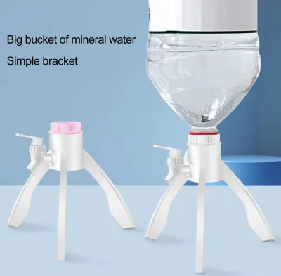 Produktbild von 1 Set Wasserspenderventil abnehmbar tragbare starke tragende Trinkschaufel-Stativ-Halterung Home Supplies