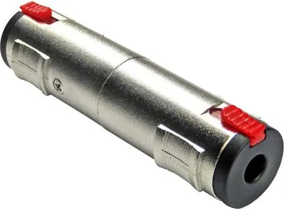 Image de keepdrum ADA079 Adaptateur jack-coupleur 6,35mm femelle vers femelle
