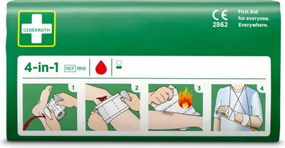 Produktbild von 20 Cederroth Cederroth 4 in 1 Blutstiller Wundverband Set, 3-teilig 92208