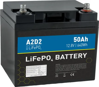 Image de Avacom A2D2 Baterie Lifepo4 12,8V 50Ah M6