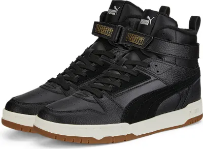 Produktbild von Puma High Sneaker REBOUND GAME WINTER Herren Leder und Synthetik Schwarz Größe: 6