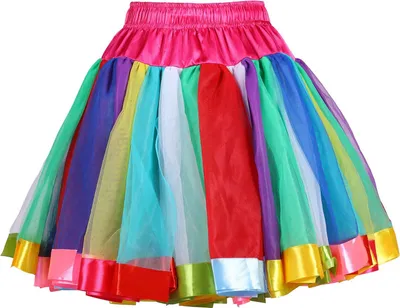 Produktbild von Clown Kostüm Tutu Tüllrock Damen Karneval Fasching