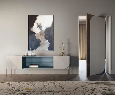 Produktbild von Sideboard Holz Möbel Wohnzimmer Sideboards Ablage Konsole Design Bizzotto Neu