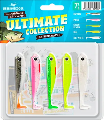 Produktbild von Lieblingsköder Gummifisch Barschköder (5 cm, Ultimate Collection trübes Wasser, . ähnlich) Farbe: Ultimate Collection trübes Wasser