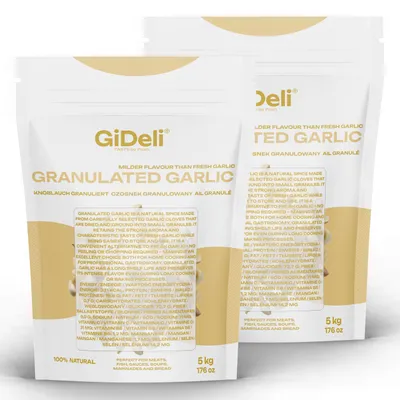 Produktbild von Knoblauch Granuliert 10kg Fleisch Gemüse Fisch Aromatisch Grill Naturrein GiDeli