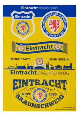 Produktbild von Eintracht Braunschweig Aufkleberset Motiv A5