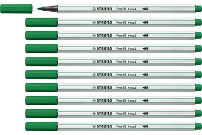 Produktbild von STABILO Premium-Filzstift mit Pinselspitze für variable Strichstärken - Pen 68 brush -…
