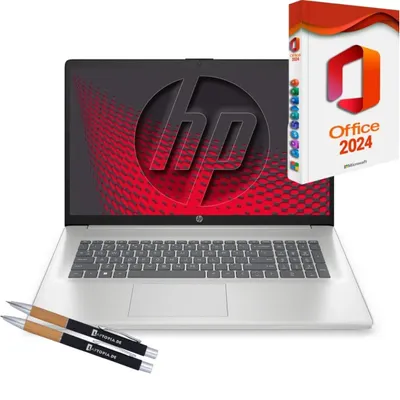 Produktbild von HP 17-cn31, Intel Core i7-1355U, 64GB RAM, 2000GB SSD, Windows 11 Pro + MS Office 2024 Pro, 44cm (17.3") Full HD
