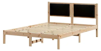Produktbild von Modernes Kiefernbettgestell mit stabilem Lattenrost - Einfach zu montieren, ideal für Gästezimmer