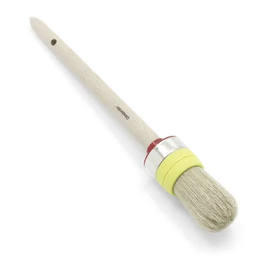 Produktbild von 12 Stück Handwerker-Ringpinsel, hochwertige helle Borstenmischung, Größe 08 00053108