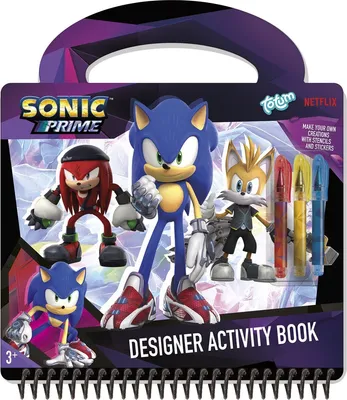 Obrázek produktu pro Totum Sonic Hedgehog Designer Drawing Activity Book