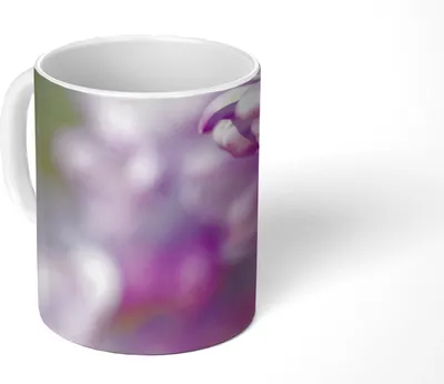 Produktbild von MuchoWow® Tasse Kaffeetasse Kaffeebecher 350 ml Nahaufnahme eines lila Lavendels Teetasse - Fototasse - Becher - Keramikbecher - Teebecher - Kaffeetasse - Bürotasse