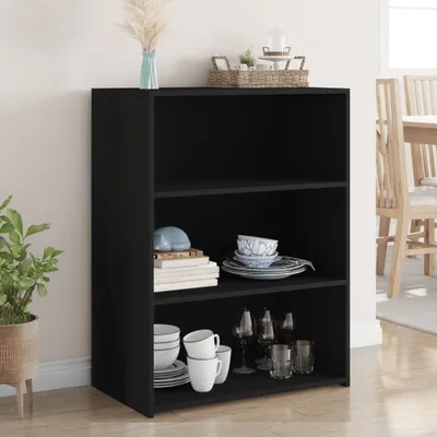 Obrázek produktu pro vidaXL Příborník černý 70x41x93 cm materiál na bázi dřeva