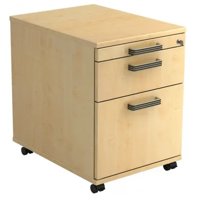 Produktbild von SIGNA AC20 SG - Rollcontainer Ahorn mit Hängeregistratur Streifengriff Kunststoff