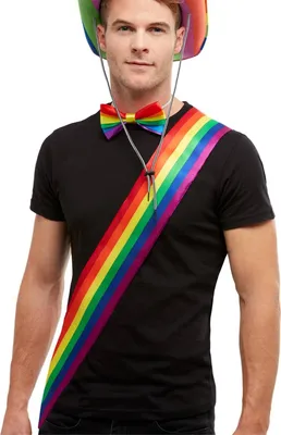 Produktbild von Smiffys - Herren/Damen Uni Stolz - Party-Schärpe SM1111 (Einheitsgröße) (Bunt)