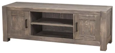 Zdjęcie produktu dla Komoda Casa Padrino w stylu rustykalnym, idealna jako szafka RTV, kolor: ciemnobrązowy, wymiary: 160 x 46 x 56 cm