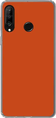 Produktbild von MuchoWow® Handyhülle Schutzhülle Hülle für Telefoonhoesje Huawei P30 Lite Sienna - Erde - Farben - Massiv Silikon Softcase Handy Hülle - Handyhülle
