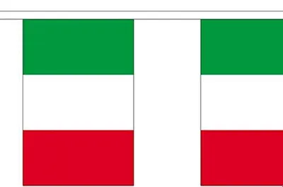 Europa-Flaggenkette 9 m, Polyester, 30 Flaggen