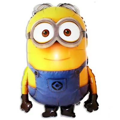 Immagine prodotto di Pallone in foil dei Minions Dave, il pallone ad elio si distingue, 50x70cm