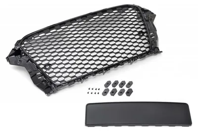 Kühlergrill Sportgrill Waben Gitter Grill Schwarz für Audi A3 / S3 8V ab 2012 – Produktansicht