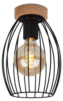 Produktbild von Deckenleuchte Deckenlampe Drahtschirm Vintage 1xE27 60W Metall Ø17,5cm Briloner