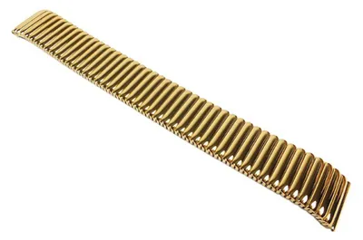 Produktbild von Flex Uhrenarmband Edelstahl Gelbgoldfarben Minott 22852G, Stegbreite:16mm