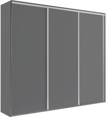 Obrázek produktu pro Šatní skříň s posuvnými dveřmi Grande 277X244X62 Šatní skříň Šedá