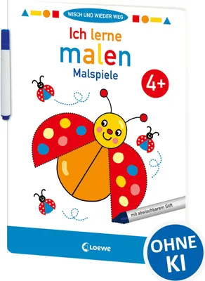 Produktbild von Wisch und wieder weg - Ich lerne malen 4+