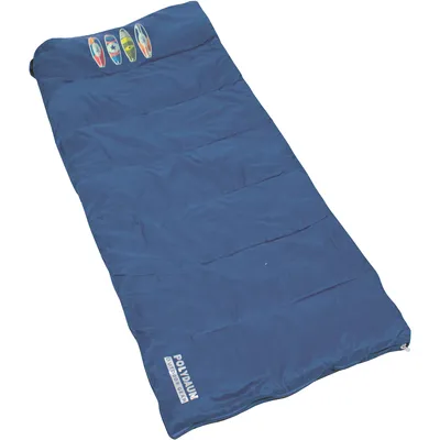 Produktbild von Schlafsack Polydaun Beach House Surfboard Junior – Blau/Welle – 70x160 cm