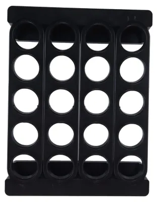 Kaffeekapselhalter, Wandmontage, 20 Kapseln, Schwarz